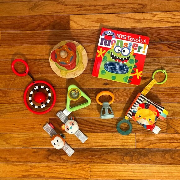 Colorful Infant Toys 6-Piece Lot - Picture 1 of 12